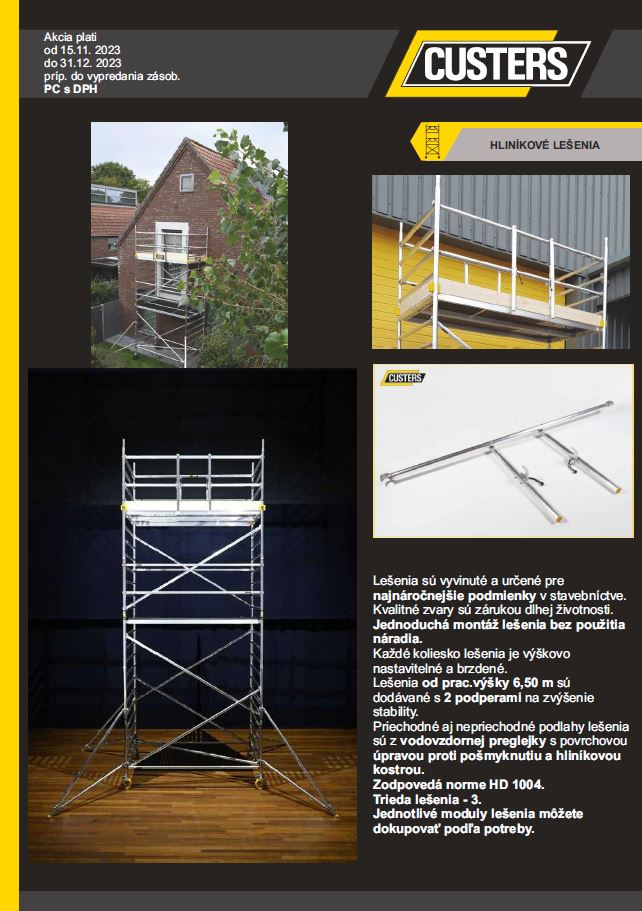 <strong>CUSTERS</strong><br>Akcia 2023